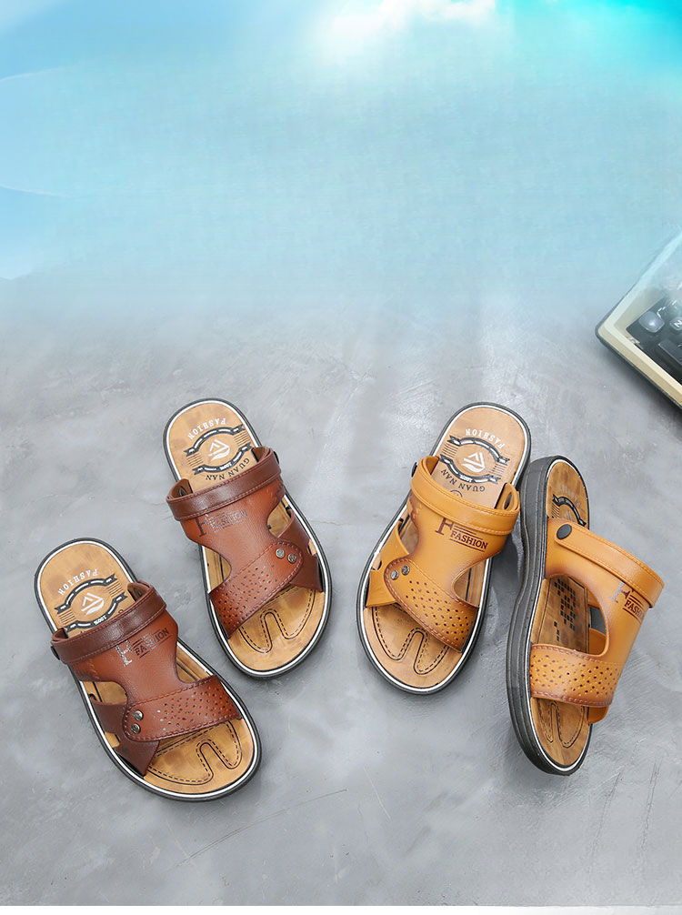 Neu Strand herren Sandalen Mittleren alters Und Ältere Kunststoff Sommer_voghion.com